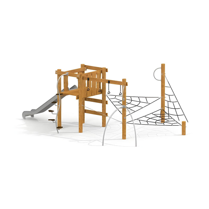 Gewerbefabrik Klettergeruest Tamo Outdoor Spielgeraet Kletterturm 3 Jahre Holz Spielplatz