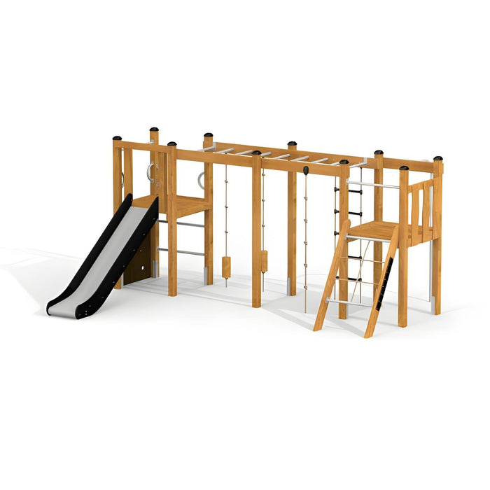 Gewerbefabrik Klettergeruest Ylvie Outdoor Spielgeraet Kletterturm 3 Jahre Holz Spielplatz