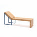 Gewerbefabrik Liegebank Herrenberg Outdoor Liege Liegebank Holz Blau RAL 5005