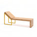 Gewerbefabrik Liegebank Herrenberg Outdoor Liege Liegebank Holz Gelb RAL 1028