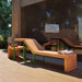 Gewerbefabrik Liegebank Herrsching Outdoor Liege Liegebank Holz Grün RAL 6018 Park