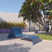 Gewerbefabrik Liegebank Murrhardt Outdoor Liege Liegebank Stahl Blau RAL 5005 Park