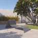 Gewerbefabrik Liegebank Murrhardt Outdoor Liege Liegebank Stahl Grau RAL 7011 Park