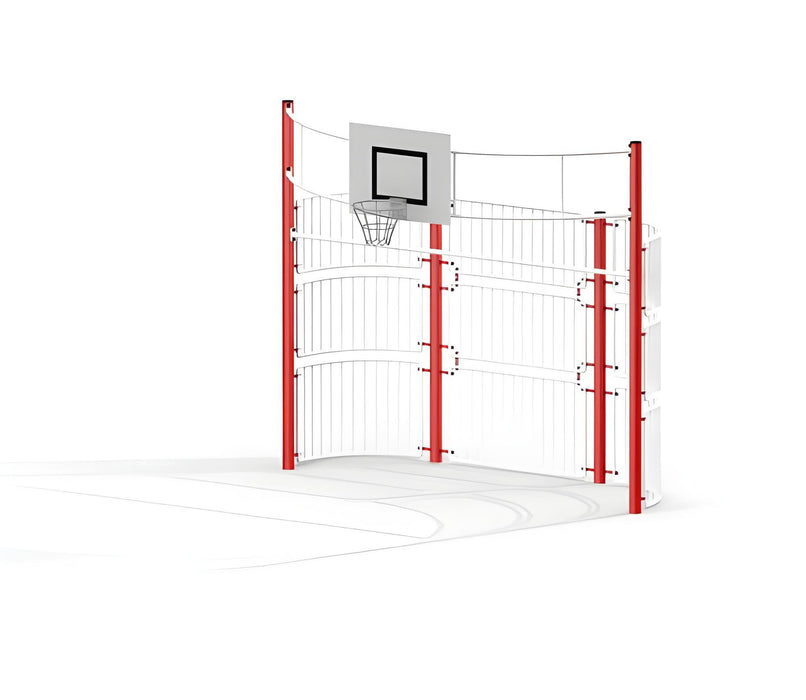 Gewerbefabrik Multisport Anlage Balte Outdoor Sport Arena Stahl Training