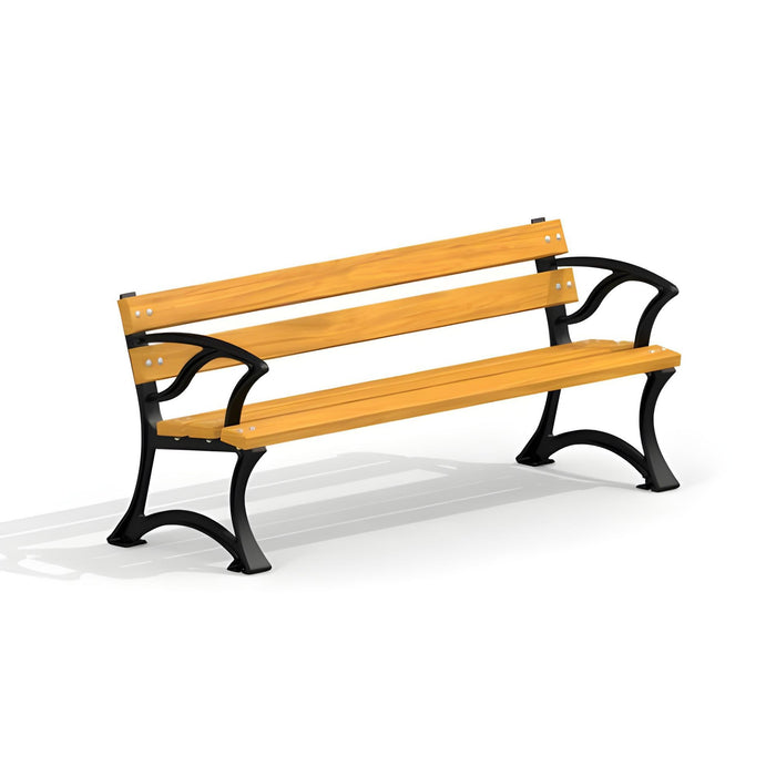 Gewerbefabrik Parkbank Altheim Outdoor Bank Gartenbank Holz Sitzbank