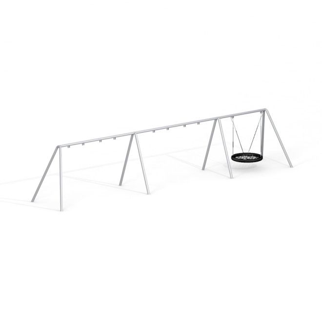 Gewerbefabrik Schaukel Judith Outdoor Spielgeraet Dreifachschaukel Kinderschaukel 2 Jahre U3 Stahl Spielplatz