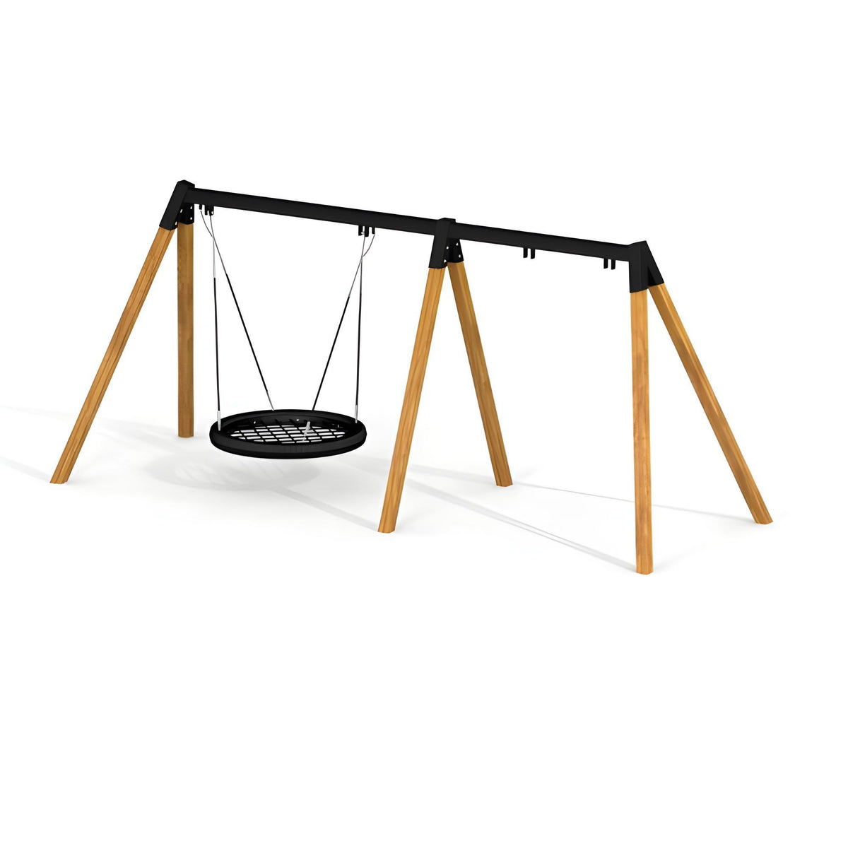 Gewerbefabrik Schaukel Svend Outdoor Spielgeraet Nestschaukel Kinderschaukel 2 Jahre U3 Holz Spielplatz