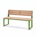 Gewerbefabrik Sitzbank Arnsberg Outdoor Bank Parkbank Holz Grün RAL 6018