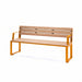 Gewerbefabrik Sitzbank Arnschwang Outdoor Bank Parkbank Holz Gelb RAL 1028