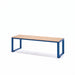 Gewerbefabrik Sitzbank Arnsdorf Outdoor Bank Parkbank Holz Blau RAL 5005
