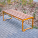 Gewerbefabrik Sitzbank Arnsdorf Outdoor Bank Parkbank Holz Gelb RAL 1028 Stadt