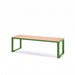 Gewerbefabrik Sitzbank Arnsdorf Outdoor Bank Parkbank Holz Grün RAL 6018