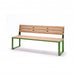 Gewerbefabrik Sitzbank Arnstadt Outdoor Bank Parkbank Holz Grün RAL 6018