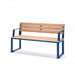 Gewerbefabrik Sitzbank Arnstein Outdoor Bank Parkbank Holz Blau RAL 5005