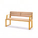 Gewerbefabrik Sitzbank Arnstein Outdoor Bank Parkbank Holz Gelb RAL 1028