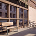 Gewerbefabrik Sitzbank Arnstein Outdoor Bank Parkbank Holz Grau RAL 7011 Park