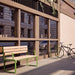 Gewerbefabrik Sitzbank Arnstein Outdoor Bank Parkbank Holz Grün RAL 6018 Park