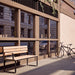 Gewerbefabrik Sitzbank Arnstein Outdoor Bank Parkbank Holz Schwarz RAL 9017 Park