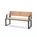 Gewerbefabrik Sitzbank Arnstein Outdoor Bank Parkbank Holz Schwarz RAL 9017