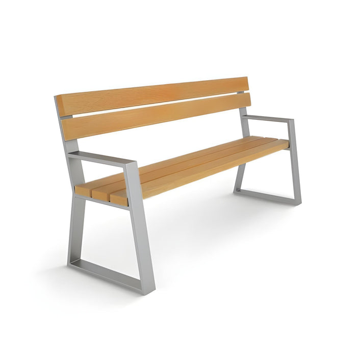 Gewerbefabrik Sitzbank Bassum Outdoor Bank Parkbank Stahl Sitzbank
