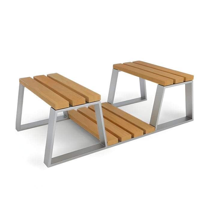 Gewerbefabrik Sitzbank Bremm Outdoor Bank Parkbank Stahl Sitzbank