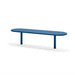 Gewerbefabrik Sitzbank Eichenau Outdoor Bank Parkbank Stahl Blau RAL 5005