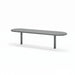 Gewerbefabrik Sitzbank Eichenau Outdoor Bank Parkbank Stahl Grau RAL 7011