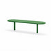 Gewerbefabrik Sitzbank Eichenau Outdoor Bank Parkbank Stahl Grün RAL 6018