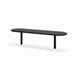 Gewerbefabrik Sitzbank Eichenau Outdoor Bank Parkbank Stahl Schwarz RAL 9017