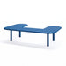 Gewerbefabrik Sitzbank Eichendorf Outdoor Bank Parkbank Stahl Blau RAL 5005
