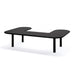 Gewerbefabrik Sitzbank Eichendorf Outdoor Bank Parkbank Stahl Schwarz RAL 9017