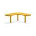 Gewerbefabrik Sitzbank Eichwalde Outdoor Bank Parkbank Stahl Gelb RAL 1028