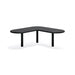 Gewerbefabrik Sitzbank Eichwalde Outdoor Bank Parkbank Stahl Schwarz RAL 9017