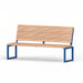 Gewerbefabrik Sitzbank Eppelborn Outdoor Bank Parkbank Holz Blau RAL 5005