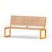 Gewerbefabrik Sitzbank Eppelborn Outdoor Bank Parkbank Holz Gelb RAL 1028