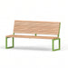 Gewerbefabrik Sitzbank Eppelborn Outdoor Bank Parkbank Holz Grün RAL 6018