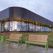 Gewerbefabrik Sitzbank Eppelheim Outdoor Bank Parkbank Holz Grün RAL 6018 Park