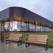 Gewerbefabrik Sitzbank Eppelheim Outdoor Bank Parkbank Holz Schwarz RAL 9017 Park