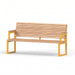Gewerbefabrik Sitzbank Eppendorf Outdoor Bank Parkbank Holz Gelb RAL 1028