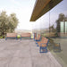 Gewerbefabrik Sitzbank Eppenrod Outdoor Bank Parkbank Holz Blau RAL 5005 Park