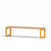Gewerbefabrik Sitzbank Eppingen Outdoor Bank Parkbank Holz Gelb RAL 1028
