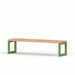 Gewerbefabrik Sitzbank Eppingen Outdoor Bank Parkbank Holz Grün RAL 6018