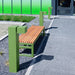 Gewerbefabrik Sitzbank Eppstein Outdoor Bank Parkbank Holz Grün RAL 6018 Park