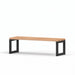 Gewerbefabrik Sitzbank Eppstein Outdoor Bank Parkbank Holz Schwarz RAL 9017