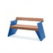 Gewerbefabrik Sitzbank Erlabrunn Outdoor Bank Parkbank Holz Blau RAL 5005