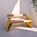 Gewerbefabrik Sitzbank Erlabrunn Outdoor Bank Parkbank Holz Gelb RAL 1028 Park