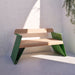Gewerbefabrik Sitzbank Erlabrunn Outdoor Bank Parkbank Holz Grün RAL 6018 Park