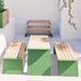 Gewerbefabrik Sitzbank Erlbach Outdoor Bank Parkbank Holz Grün RAL 6018 Park