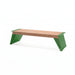 Gewerbefabrik Sitzbank Erlbach Outdoor Bank Parkbank Holz Grün RAL 6018