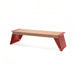 Gewerbefabrik Sitzbank Erlbach Outdoor Bank Parkbank Holz Rot RAL 3001